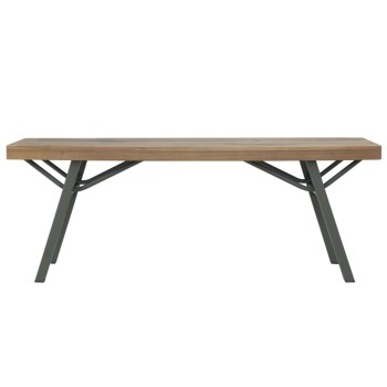 Tömör akácfa kerti pad 120 cm