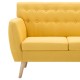 3 személyes sárga kárpitos kanapé 172 x 70 x 82 cm 3 személyes sárga kárpitos kanapé 172 x 70 x 82 cm