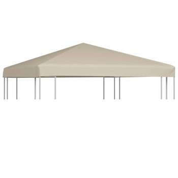 Bézs pavilon tetőponyva 310 g/m² 3 x 3 m