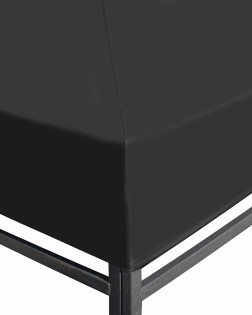 Szürke pavilon tetőponyva 310 g/m², 3 x 3 m