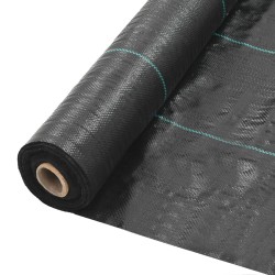Fekete pp talajtakaró szőnyeg 2 x 50 m