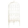 Fehér antik vas kerti pad 95 cm