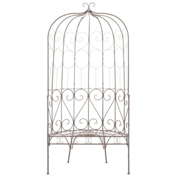 Barna antik vas kerti pad 95 cm