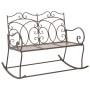 Barna antik vas kerti pad 104 cm