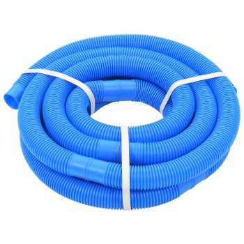 Kék medencetömlő szorítóbilincsekkel 38 mm 6 m