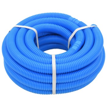 Kék medencetömlő szorítóbilincsekkel 38 mm 12 m