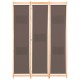 Barna 3-paneles szövetparaván 120 x 170 x 4 cm Barna 3-paneles szövetparaván 120 x 170 x 4 cm