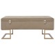 Bézs bársonypad tárolórekesszel 105 cm Bézs bársonypad tárolórekesszel 105 cm