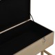 Bézs bársonypad tárolórekesszel 105 cm Bézs bársonypad tárolórekesszel 105 cm