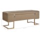 Bézs bársonypad tárolórekesszel 105 cm Bézs bársonypad tárolórekesszel 105 cm