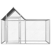 Horganyzott acél tyúkól 2 x 1 x 1,5 m Horganyzott acél tyúkól 2 x 1 x 1,5 m