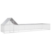 Horganyzott acél tyúkól 8 x 2 x 2 m Horganyzott acél tyúkól 8 x 2 x 2 m