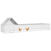 Horganyzott acél tyúkól 8 x 2 x 2 m Horganyzott acél tyúkól 8 x 2 x 2 m