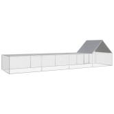 Horganyzott acél tyúkól 8 x 2 x 2 m Horganyzott acél tyúkól 8 x 2 x 2 m
