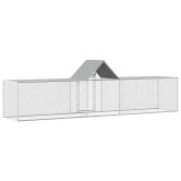 Horganyzott acél tyúkól 5 x 1 x 1,5 m