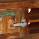 Tömör újrahasznosított fa tv-szekrény 120 x 30 x 36 cm