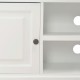 Fehér fa tv-szekrény 90 x 30 x 40 cm Fehér fa tv-szekrény 90 x 30 x 40 cm