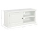 Fehér fa tv-szekrény 90 x 30 x 40 cm Fehér fa tv-szekrény 90 x 30 x 40 cm