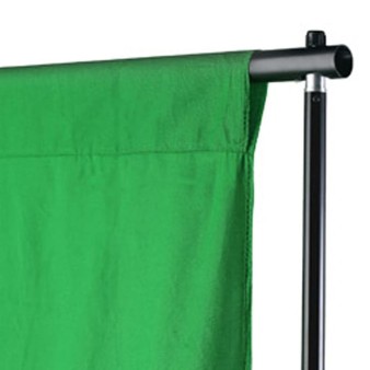Zöld pamut háttér blueboxhoz állvány nélkül 300 x 300 cm