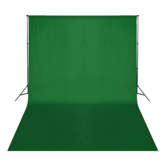 Zöld pamut háttér blueboxhoz állvány nélkül 500 x 300 cm
