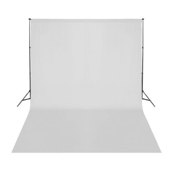 Fehér pamut háttér állvány nélkül 500 x 300 cm