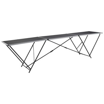 Összecsukható mdf/alumínium tapétázóasztal 300 x 60 x 78 cm