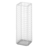 Gabion kosár fedéllel horganyzott drótból 100 x 30 x 30 cm
