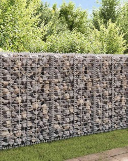 Gabion kosár fedéllel horganyzott drótból 100 x 30 x 30 cm