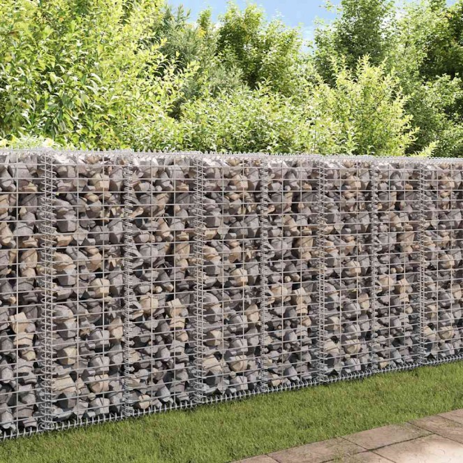 Gabion kosár fedéllel horganyzott drótból 100 x 30 x 30 cm