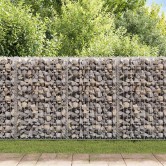 Gabion kosár fedéllel horganyzott drótból 100 x 50 x 30 cm