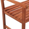 Tömör akácfa kerti pad 120 cm