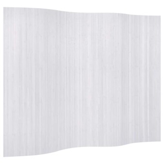 Fehér bambusz paraván szélessége 250 cm magassága 165 cm