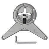 4 db állítható magasságú csiszolt nikkel asztalláb 710 mm 4 db állítható magasságú csiszolt nikkel asztalláb 710 mm