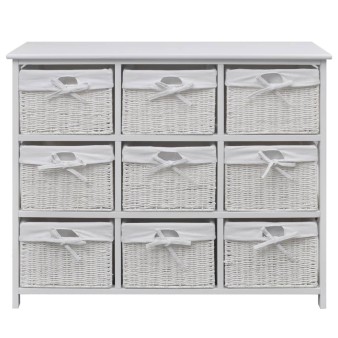Fehér tárolószekrény
