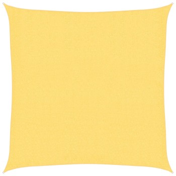3,6x3,6 m bézs négyzet hdpe napernyő