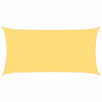 2x4 m bézs négyszögletű hdpe napernyő