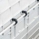 Világosszürke kerti tárolóláda 280 l