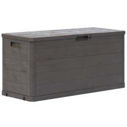 Barna kerti tárolóláda 280 l