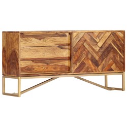 Tömör akácfából tálalószekrény 118 x 30 x 60 cm
