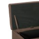 Barna poliészter pad tárolórekesszel 116 cm Barna poliészter pad tárolórekesszel 116 cm