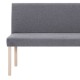 Világosszürke poliészter pad 139,5 cm Világosszürke poliészter pad 139,5 cm