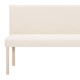 Krémszínű poliészter pad 139,5 cm Krémszínű poliészter pad 139,5 cm