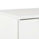 Magasfényű fehér forgácslap tálalószekrény 71 x 35 x 76 cm Magasfényű fehér forgácslap tálalószekrény 71 x 35 x 76 cm