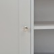 Szürke tv-szekrény 95 x 39 x 58 cm