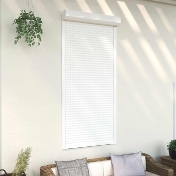 Roló fehér 100 x 210 cm alumínium és poliuretán