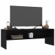 Fekete forgácslap tv-szekrény 120 x 40 x 40 cm Fekete forgácslap tv-szekrény 120 x 40 x 40 cm