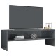 Magasfényű szürke forgácslap tv-szekrény 120 x 40 x 40 cm Magasfényű szürke forgácslap tv-szekrény 120 x 40 x 40 cm