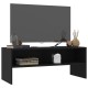 Fekete forgácslap tv-szekrény 100 x 40 x 40 cm Fekete forgácslap tv-szekrény 100 x 40 x 40 cm