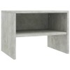 2 db betonszürke szerelt fa éjjeliszekrény 40 x 30 x 30 cm