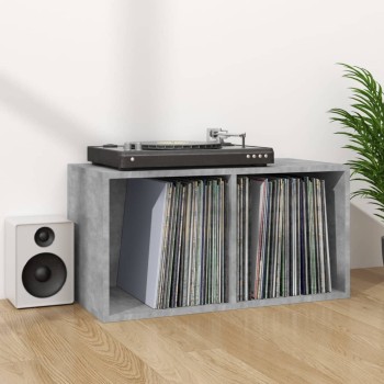 800121 vinyl storage box concrete grey 71x34x36 cm chipboard